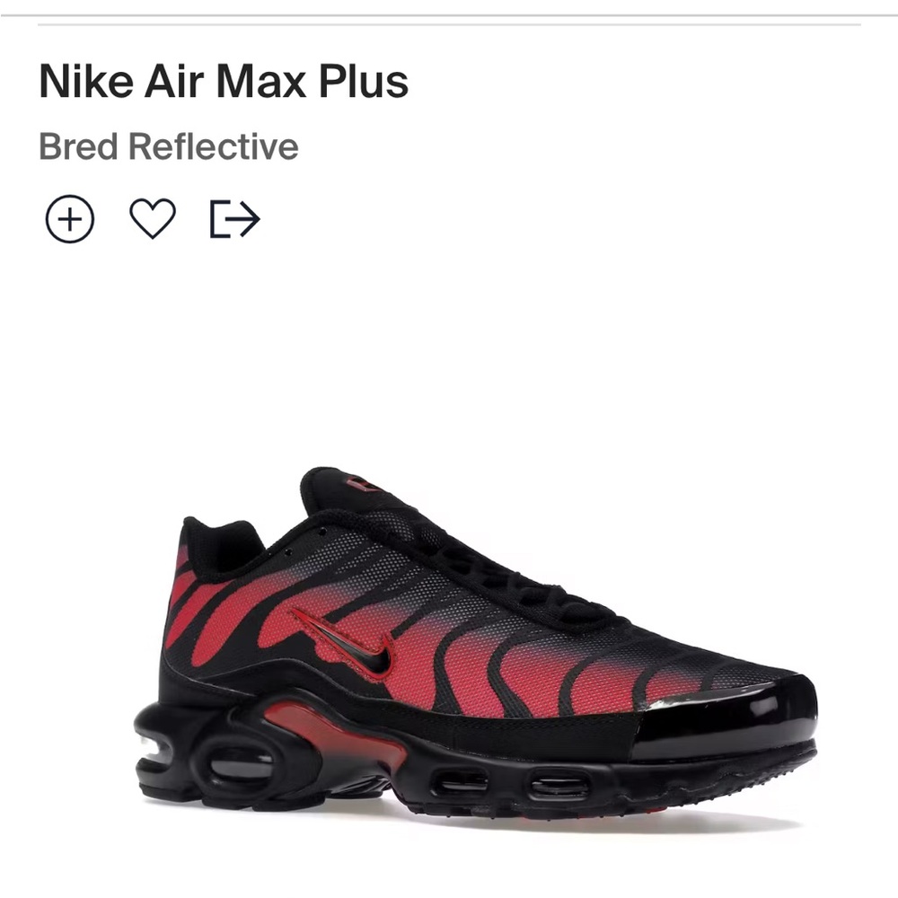 Nike Air Max Plus Bred Reflective shoes